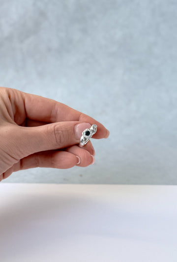 The Forest Dew Silver Ring | One of A Kind