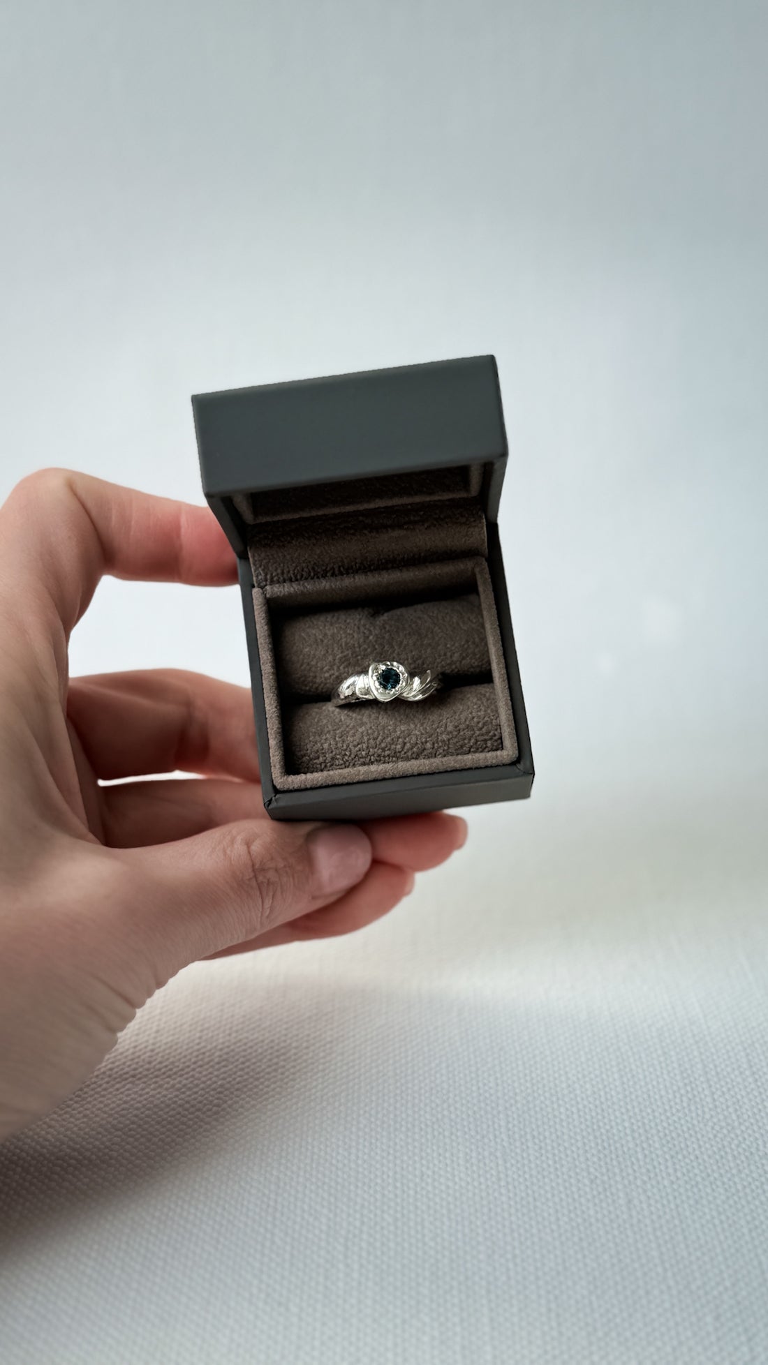 The Forest Dew Silver Ring | One of A Kind