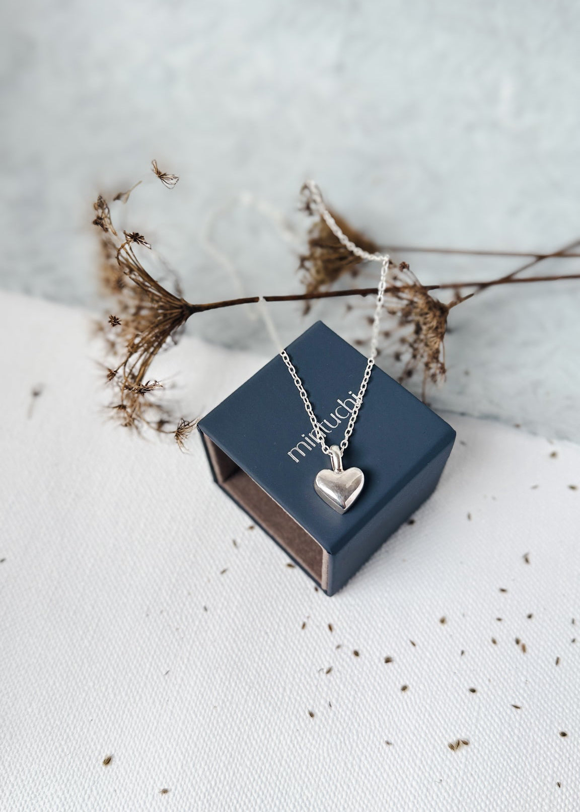 Silver Heart Pendant Necklace – Thoughtful Handmade Gift, Minimal & Elegant