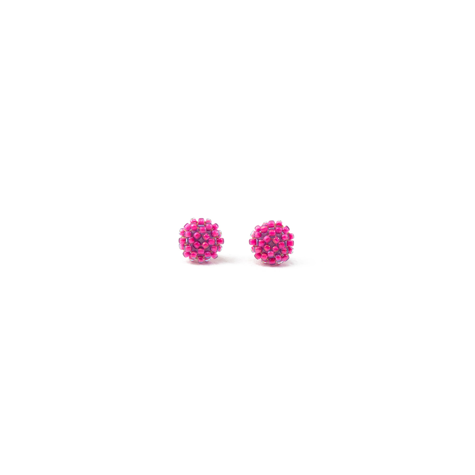 Hot Pink Stud Earrings